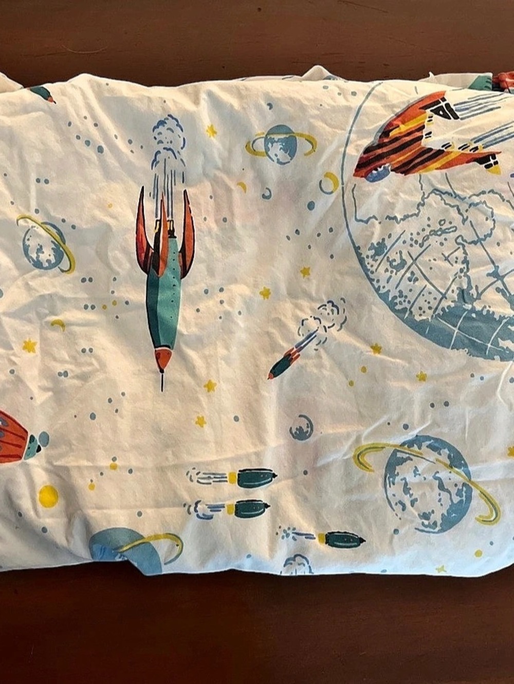 Pottery barn White Rockets Cotton Sheet Set - twin